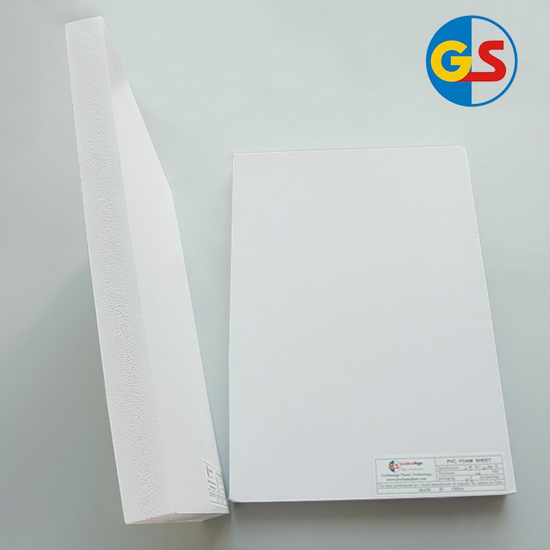 Panel coextruido de PVC Goldensign de 1-25 mm, lámina de PVC de extrusión de Forex, placa de espuma de PVC de color grande