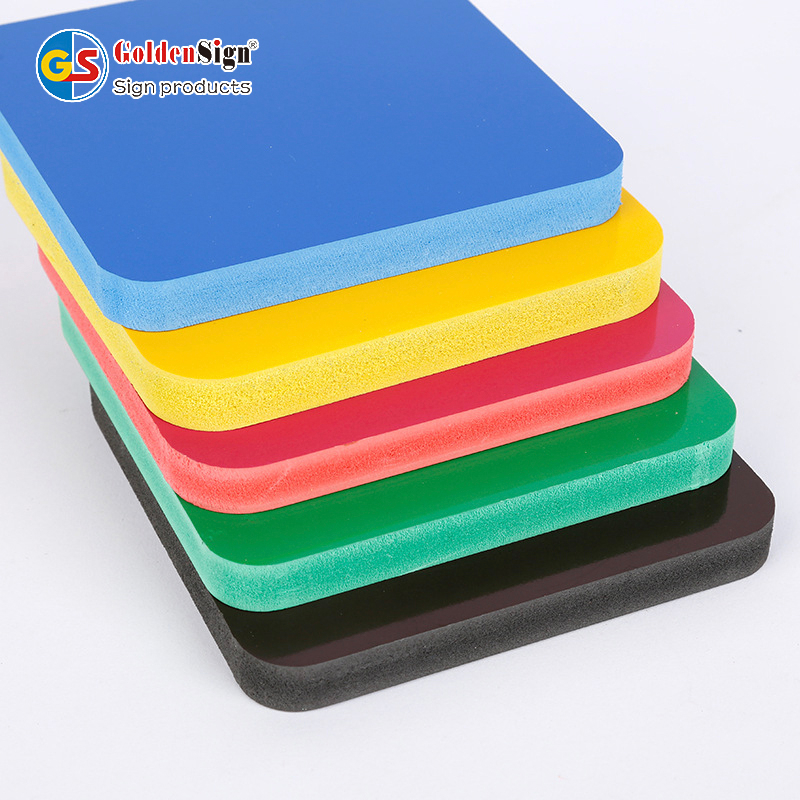 Foaie de placă din spumă PVC GOLDENSIGN (Celtec) -Foaie colorată - 24 in X 48 in X 8MM Grosime