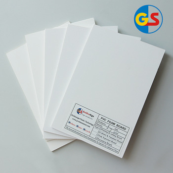 Goldensign White PVC Foam Board fir UV-Dréckerei PVC Co-extrudéiert Panel Forex Extrusioun