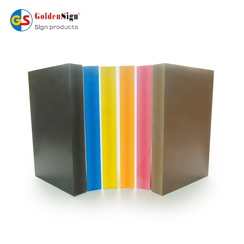 Goldensign nagy színes PVC hablap 17 mm-es bútorszekrény tábla