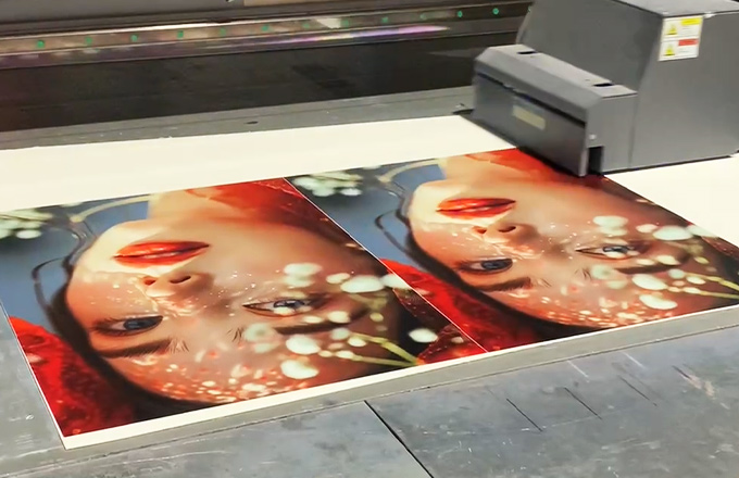 Advertising printing