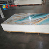 Goldensign 8mm plastic ceiling laminate panel UV coating PVC marble sheet