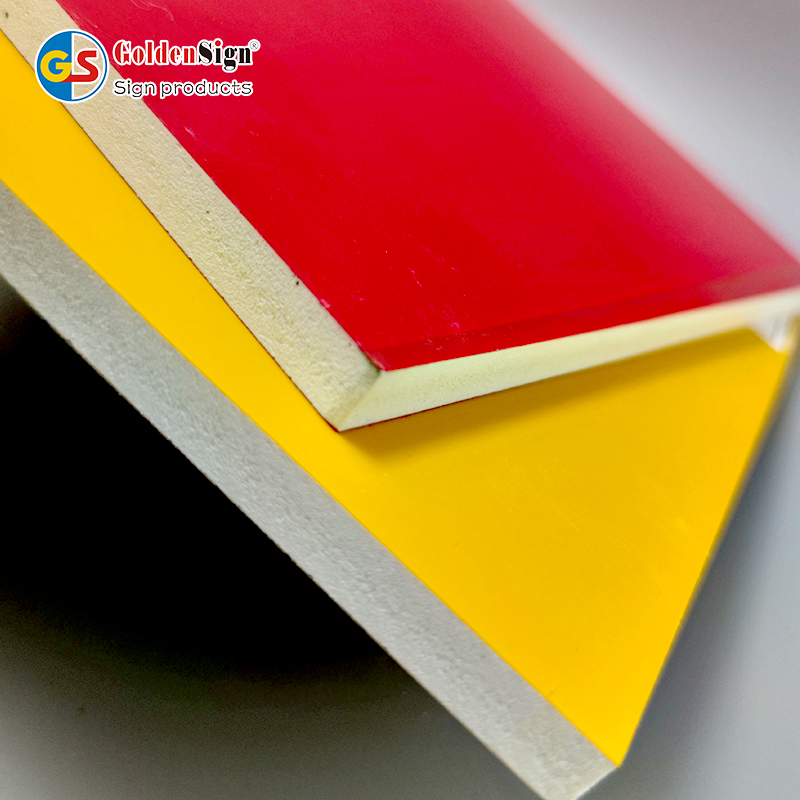 Goldensign 1-25mm PVC Co-extruded Panel Forex Extrusion PVC Coextrusion Foam Sheet 