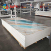 Goldensign 8mm plastic ceiling laminate panel UV coating PVC marble sheet