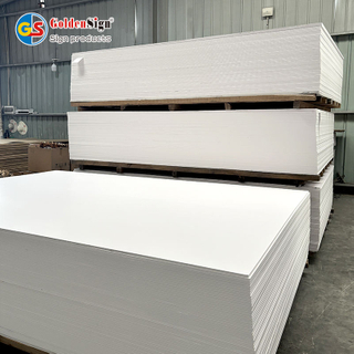 Onye na-emepụta akara ọla edo siri ike na-egbuke egbuke 1.22 * 2.44 Agba PVC Celuka Board Pvc Foam Sheet