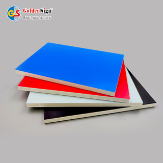 Goldensign 1-25mm PVC Co-extruded Panel Forex Extrusion PVC Coextrusion Foam Sheet 