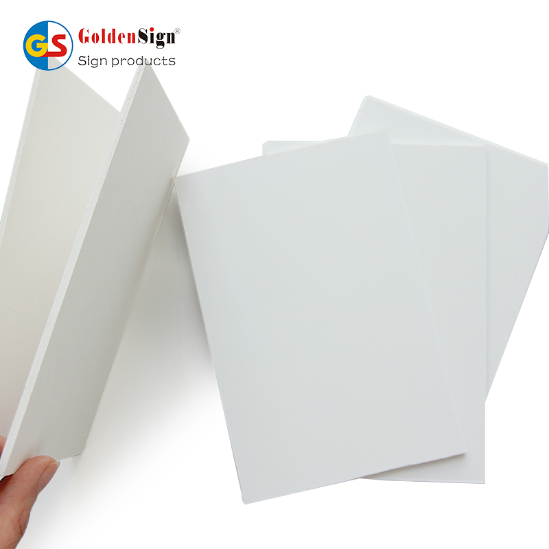 फैक्टरी बिक्री 1.22X2.44M सफेद रंग पीवीसी फोम बोर्ड शीट