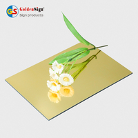 Goldensign PEDF coating Wall cladding ACM aluminum composite panel ACP Alucobond