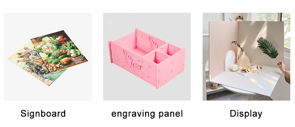 pvc free foam sheet application