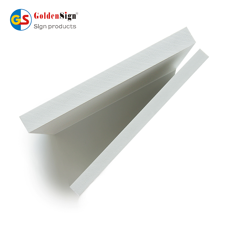 Babban Maɗaukaki na Goldensign 4*8ft PVC Rigid Foam Sheet