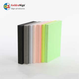 4'*8' Plastic Advertising PVC Foam Board Colored Printing Material