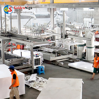Goldensign White 18mm PVC Celuka Board Wall Panel Cabinets Board PVC Foam Board Sheet