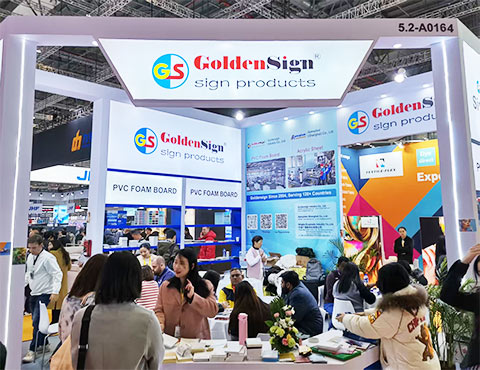 Goldensign pvc foam board attend Saudi&nbsp;Signage&nbsp;&&nbsp;Labelling&nbsp;Expo 2025