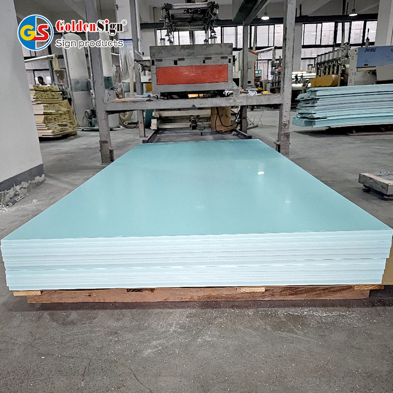 Goldensign 1-25mm PVC Co-extruded Panel Forex Extrusion PVC Sheet Large Colored PVC Foam Board