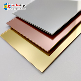 Mirror Acrylic Sheet PMMA | Goldensign Plexiglass Mirror Manufacturer