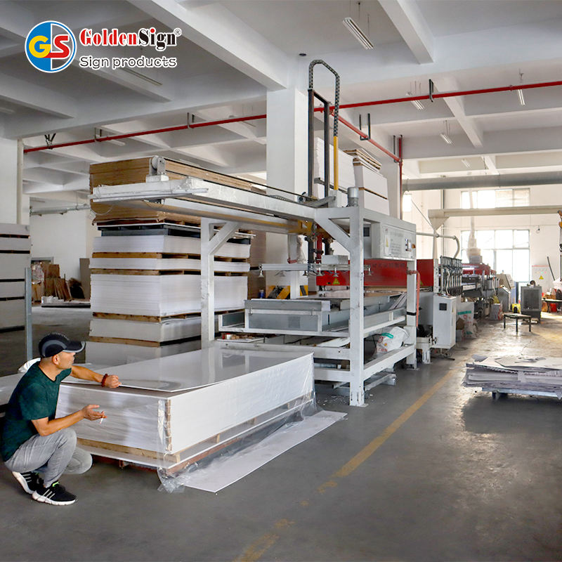 Goldensign Manufacturer Hard Glossy 1.22*2.44 Color PVC Celuka Board Pvc Foam Sheet
