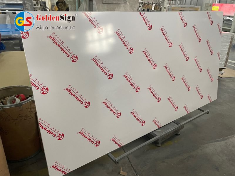 Papan Busa PVC Label Pribadi kanggo Distributor | Goldensign