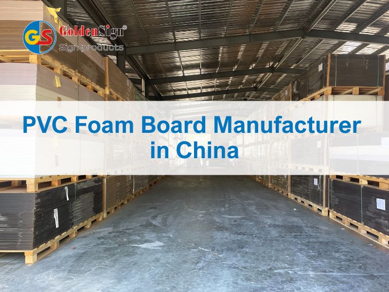 PVC Foam Board Manufacturer in China | Goldensign